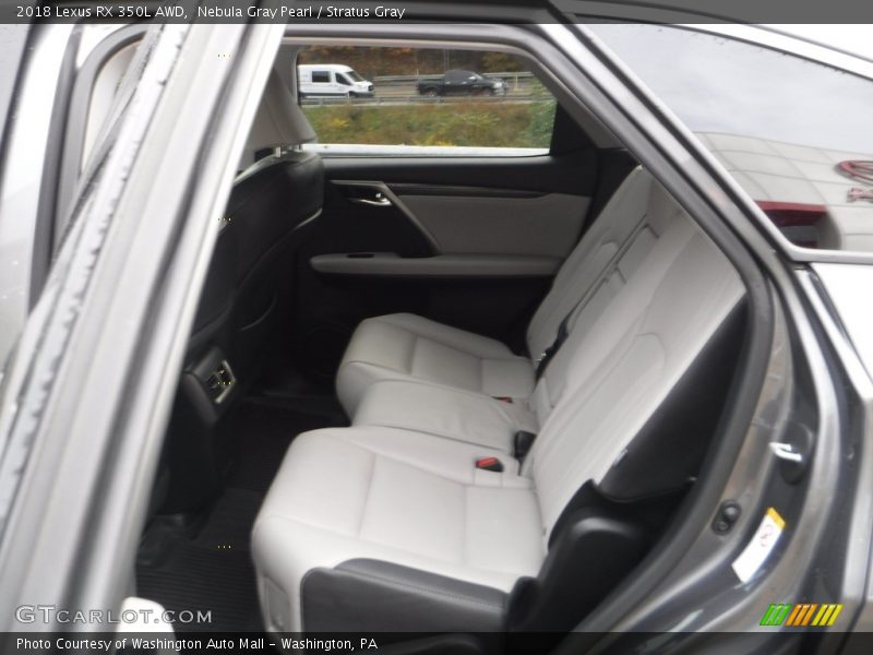 Nebula Gray Pearl / Stratus Gray 2018 Lexus RX 350L AWD