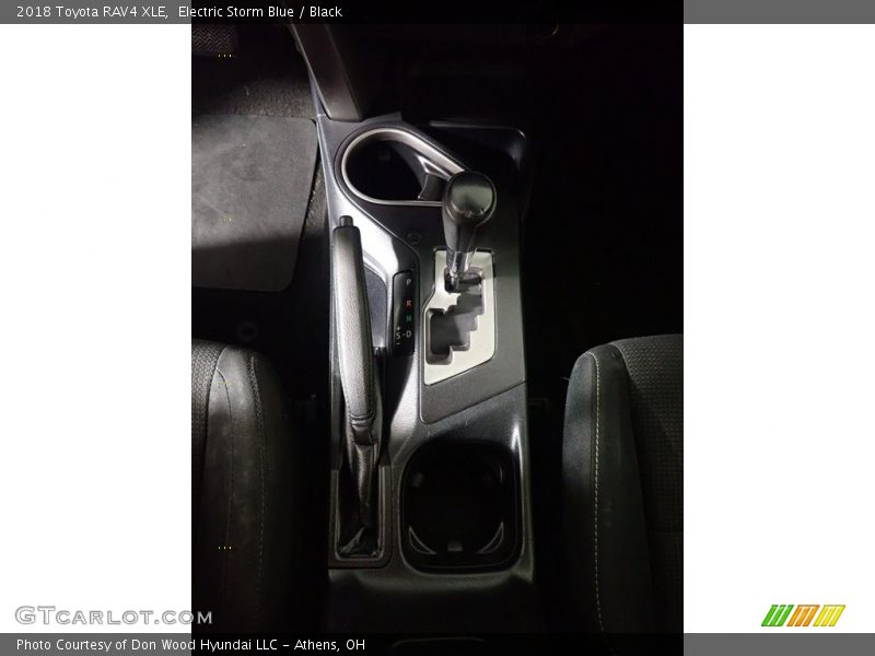 Electric Storm Blue / Black 2018 Toyota RAV4 XLE