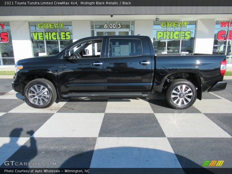 Midnight Black Metallic / Black 2021 Toyota Tundra Limited CrewMax 4x4