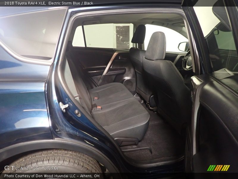Electric Storm Blue / Black 2018 Toyota RAV4 XLE