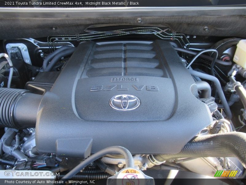 Midnight Black Metallic / Black 2021 Toyota Tundra Limited CrewMax 4x4