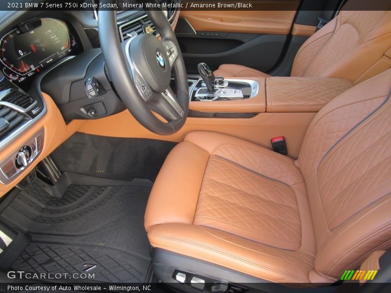Front Seat of 2021 7 Series 750i xDrive Sedan