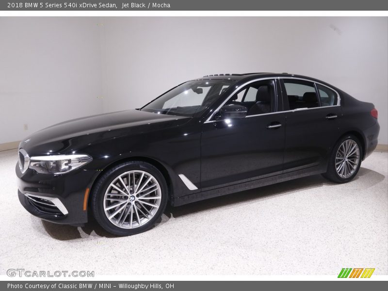 Jet Black / Mocha 2018 BMW 5 Series 540i xDrive Sedan