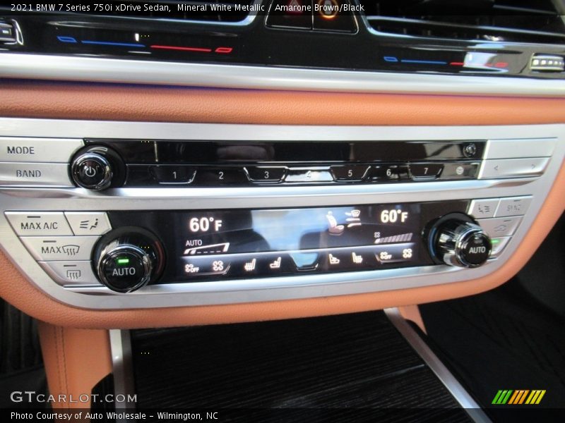 Mineral White Metallic / Amarone Brown/Black 2021 BMW 7 Series 750i xDrive Sedan