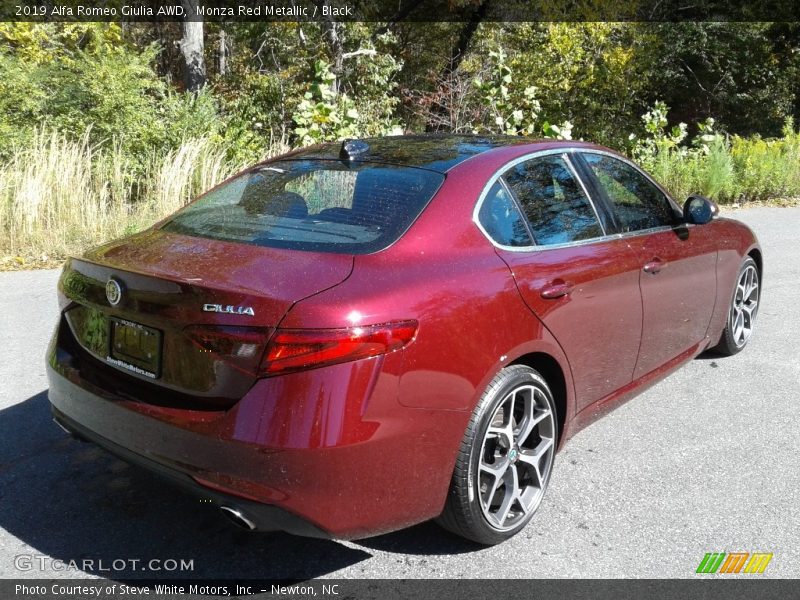Monza Red Metallic / Black 2019 Alfa Romeo Giulia AWD