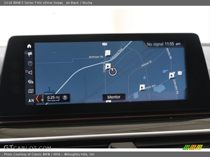 Jet Black / Mocha 2018 BMW 5 Series 540i xDrive Sedan