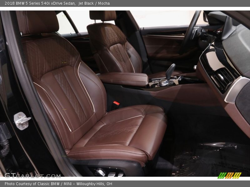 Jet Black / Mocha 2018 BMW 5 Series 540i xDrive Sedan