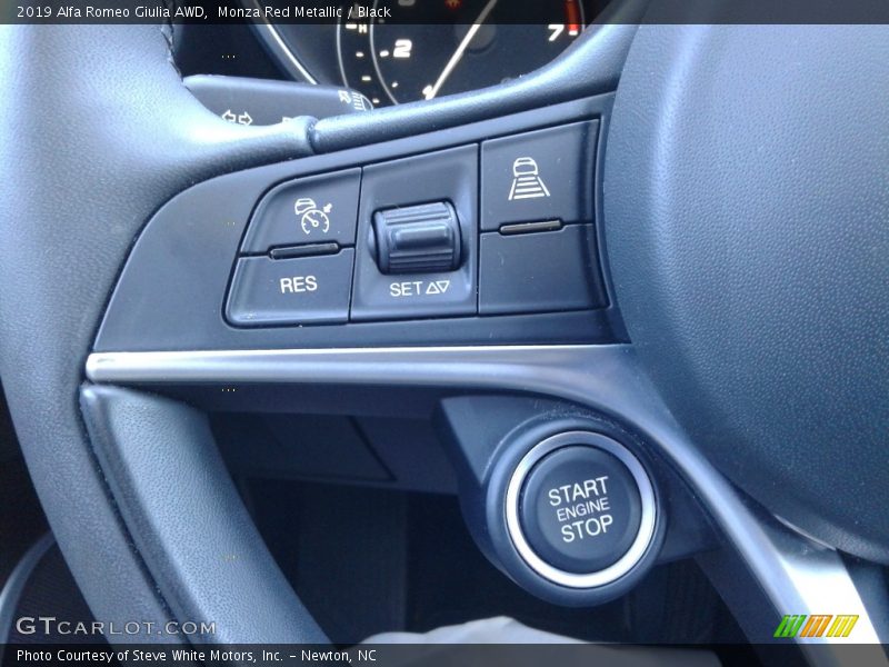 Monza Red Metallic / Black 2019 Alfa Romeo Giulia AWD