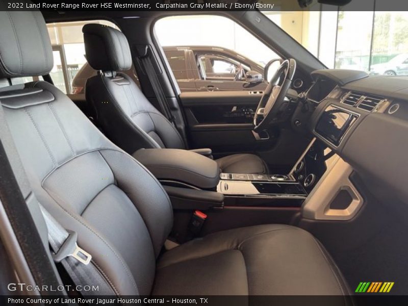 Front Seat of 2022 Range Rover HSE Westminster