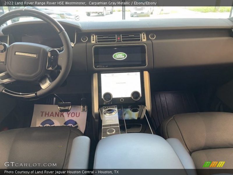 Dashboard of 2022 Range Rover HSE Westminster