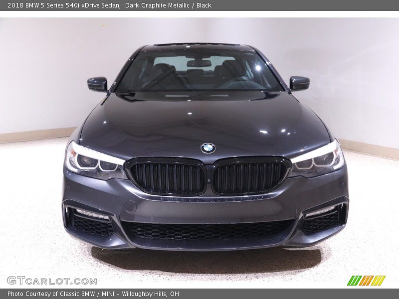 Dark Graphite Metallic / Black 2018 BMW 5 Series 540i xDrive Sedan
