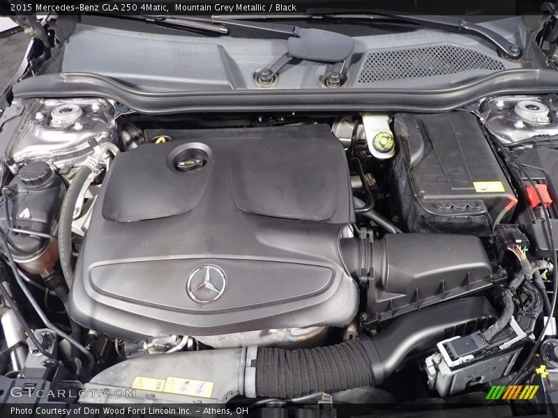 Mountain Grey Metallic / Black 2015 Mercedes-Benz GLA 250 4Matic