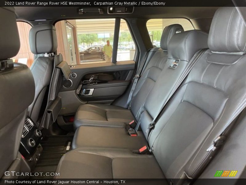 Rear Seat of 2022 Range Rover HSE Westminster