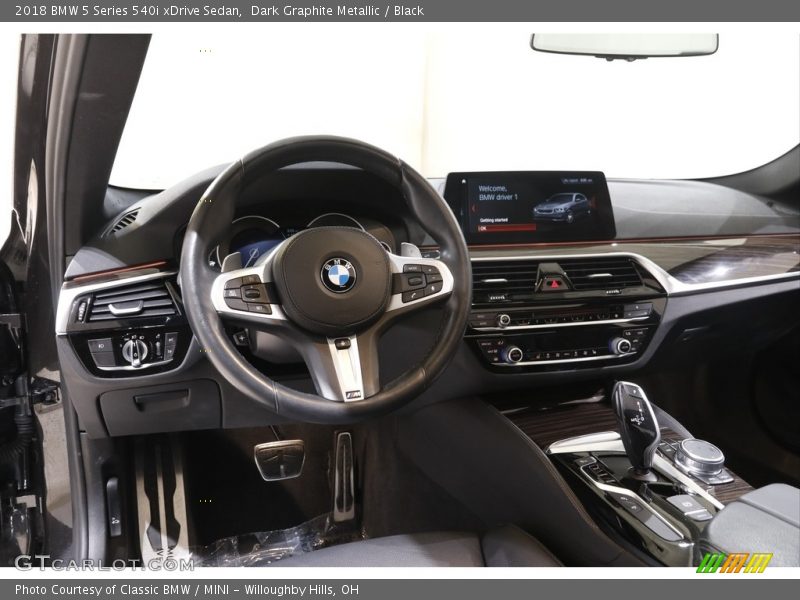 Dark Graphite Metallic / Black 2018 BMW 5 Series 540i xDrive Sedan