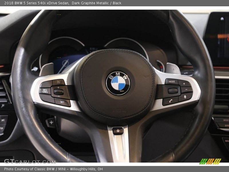 Dark Graphite Metallic / Black 2018 BMW 5 Series 540i xDrive Sedan