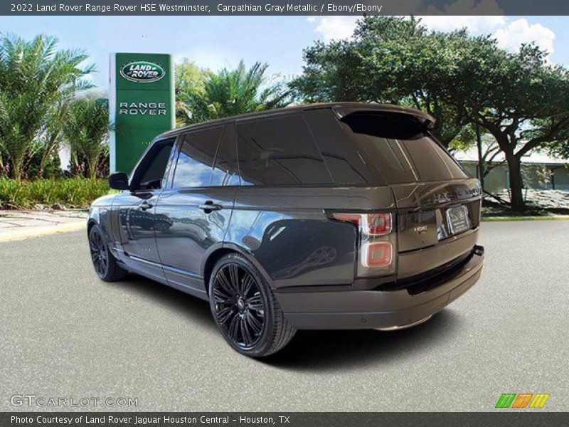 Carpathian Gray Metallic / Ebony/Ebony 2022 Land Rover Range Rover HSE Westminster