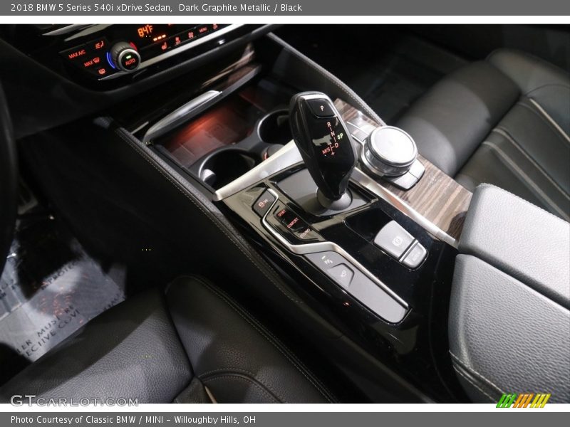 Dark Graphite Metallic / Black 2018 BMW 5 Series 540i xDrive Sedan
