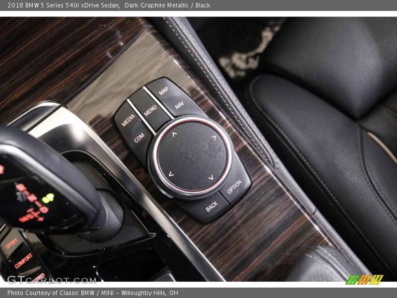 Dark Graphite Metallic / Black 2018 BMW 5 Series 540i xDrive Sedan