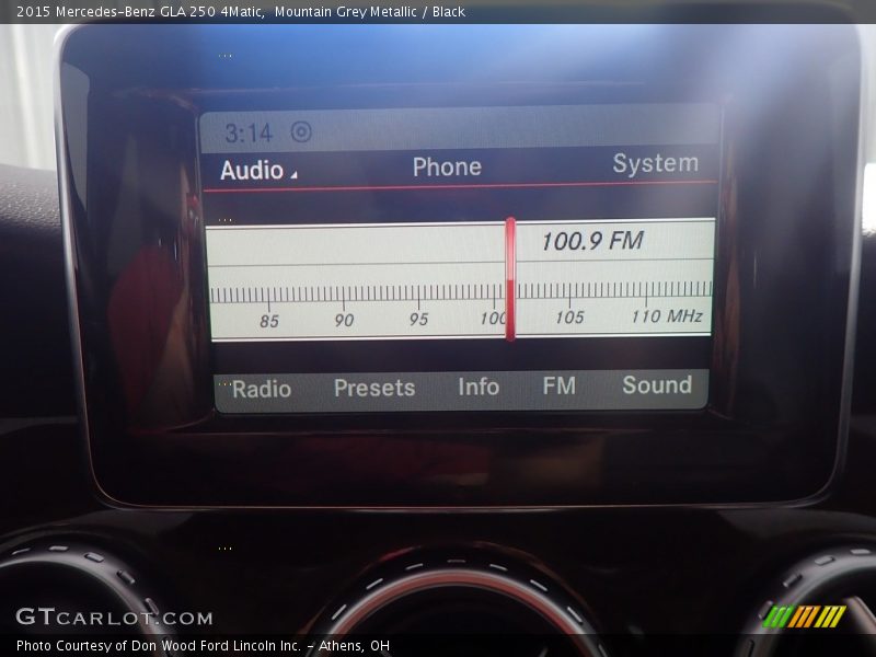 Mountain Grey Metallic / Black 2015 Mercedes-Benz GLA 250 4Matic