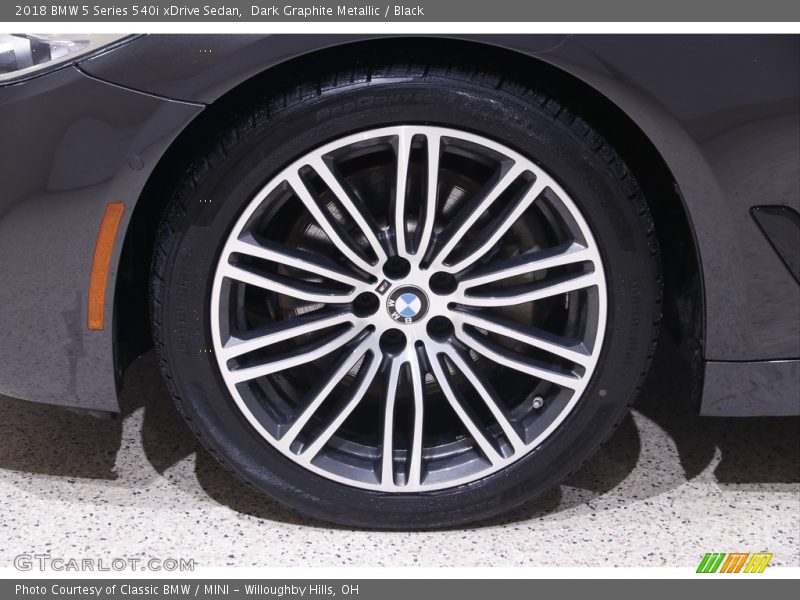 Dark Graphite Metallic / Black 2018 BMW 5 Series 540i xDrive Sedan