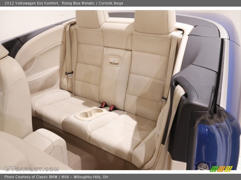Rising Blue Metallic / Cornsilk Beige 2012 Volkswagen Eos Komfort