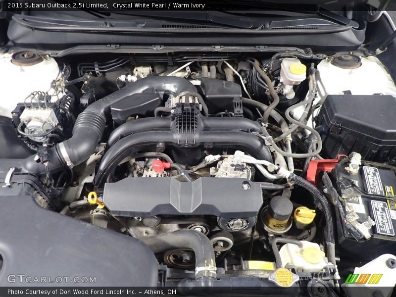  2015 Outback 2.5i Limited Engine - 2.5 Liter DOHC 16-Valve VVT Flat 4 Cylinder