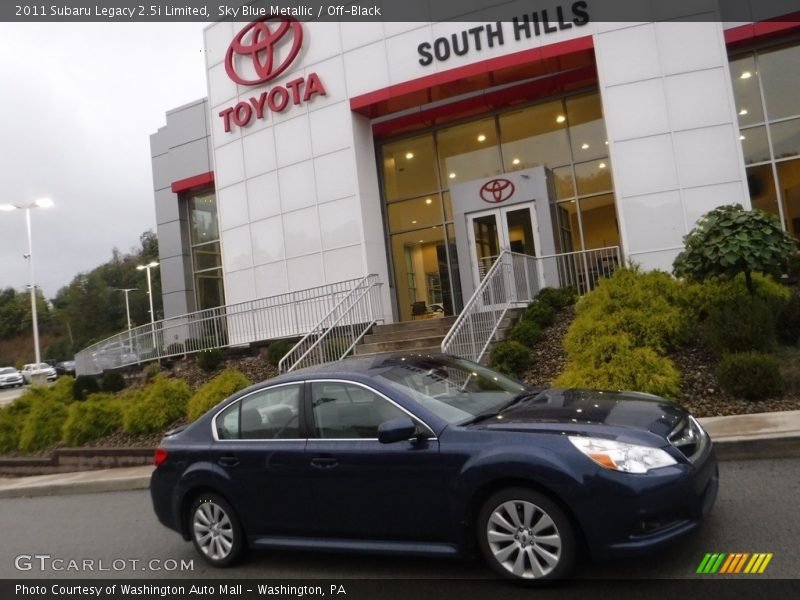 Sky Blue Metallic / Off-Black 2011 Subaru Legacy 2.5i Limited