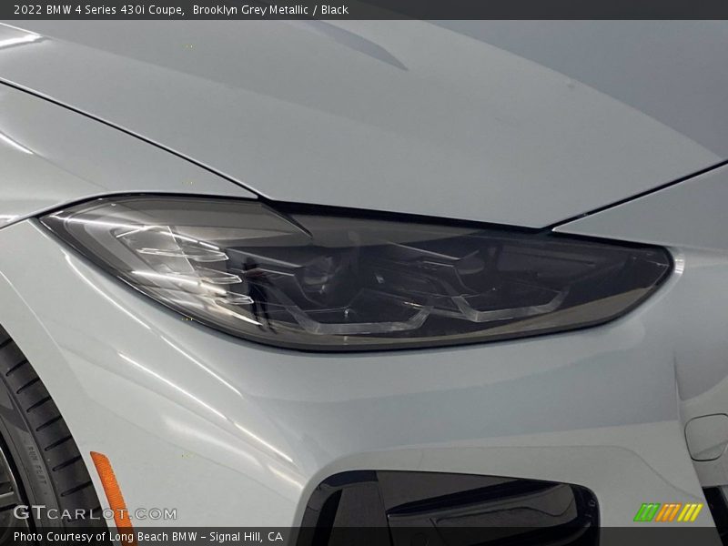 Brooklyn Grey Metallic / Black 2022 BMW 4 Series 430i Coupe