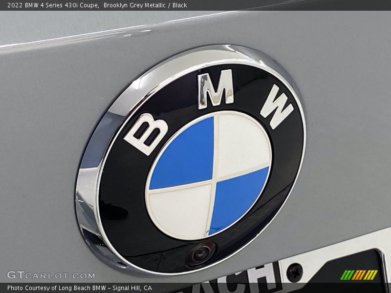 Brooklyn Grey Metallic / Black 2022 BMW 4 Series 430i Coupe