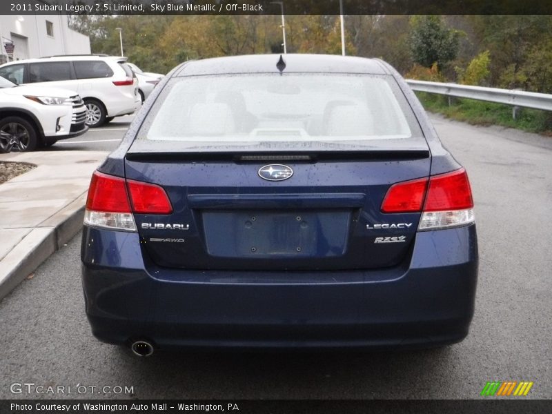 Sky Blue Metallic / Off-Black 2011 Subaru Legacy 2.5i Limited
