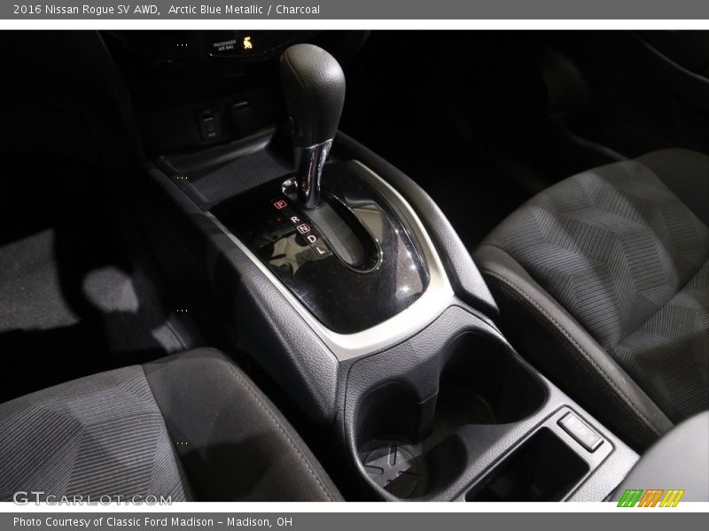 Arctic Blue Metallic / Charcoal 2016 Nissan Rogue SV AWD