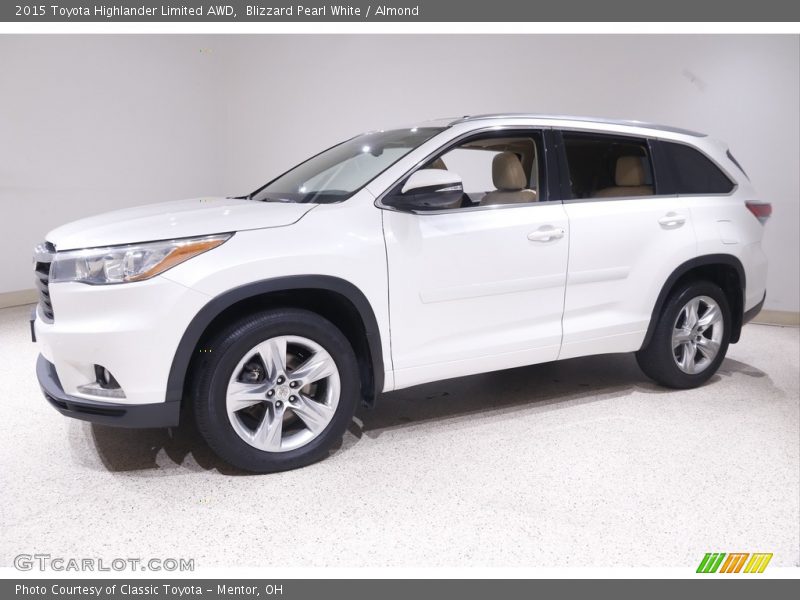 Blizzard Pearl White / Almond 2015 Toyota Highlander Limited AWD