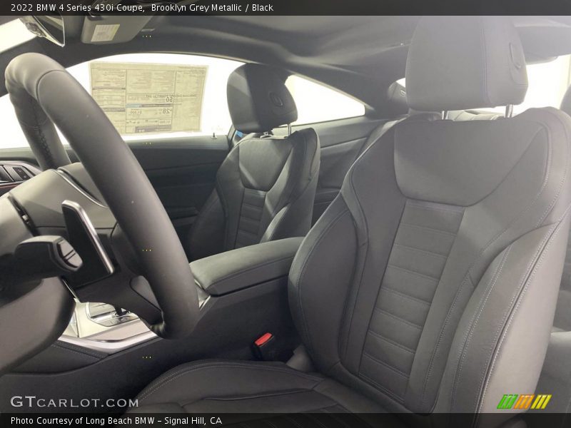 Brooklyn Grey Metallic / Black 2022 BMW 4 Series 430i Coupe
