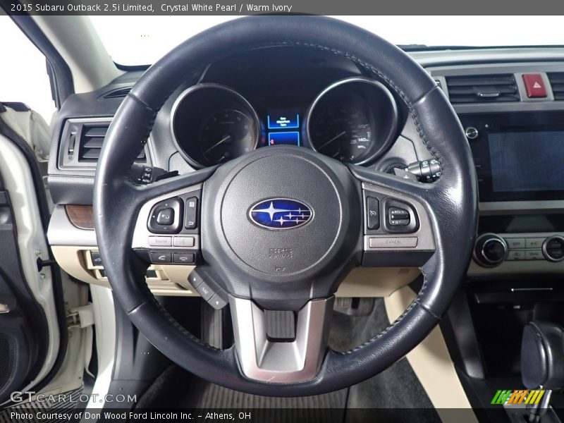  2015 Outback 2.5i Limited Steering Wheel
