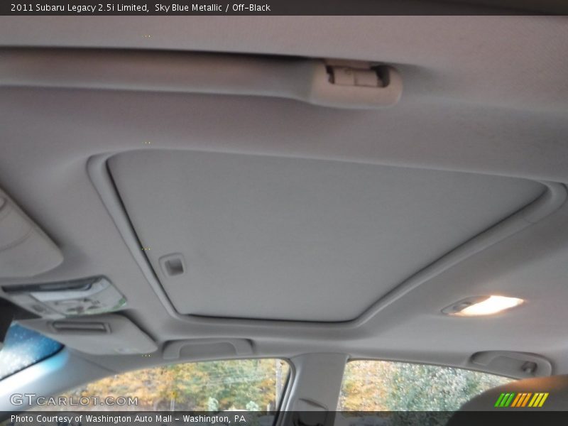Sky Blue Metallic / Off-Black 2011 Subaru Legacy 2.5i Limited