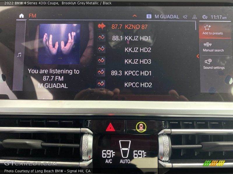 Brooklyn Grey Metallic / Black 2022 BMW 4 Series 430i Coupe