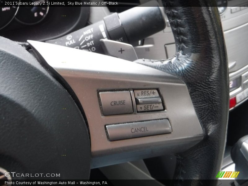 Sky Blue Metallic / Off-Black 2011 Subaru Legacy 2.5i Limited