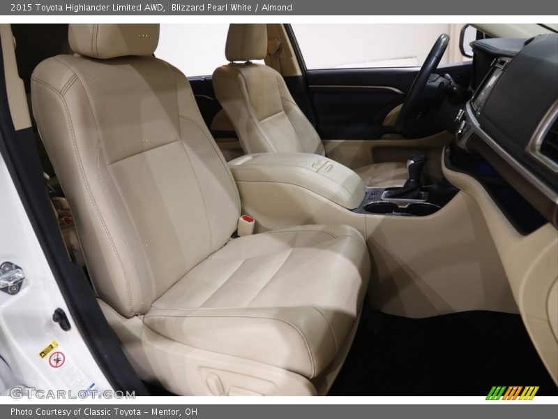 Blizzard Pearl White / Almond 2015 Toyota Highlander Limited AWD