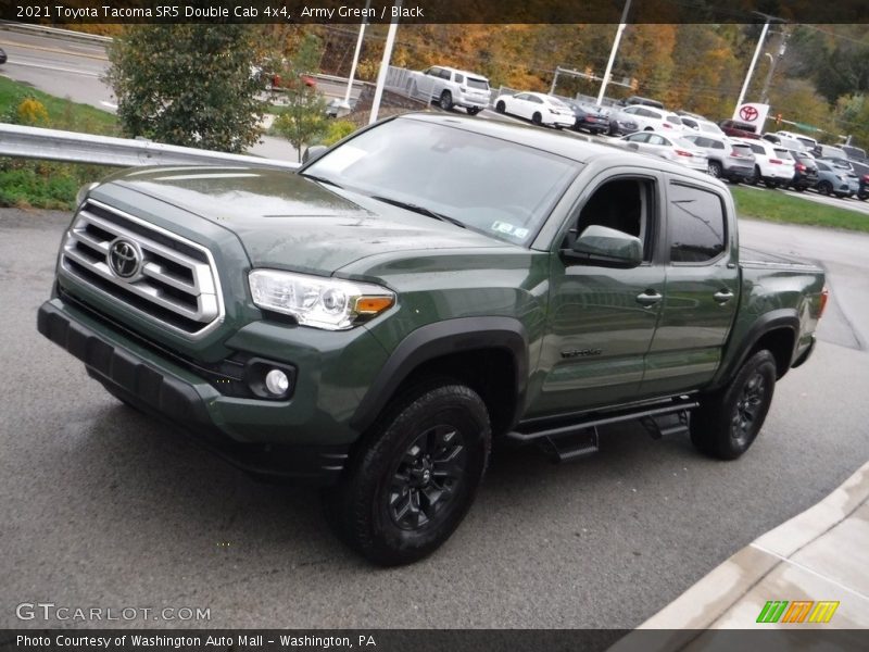 Army Green / Black 2021 Toyota Tacoma SR5 Double Cab 4x4