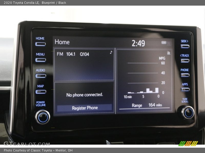 Blueprint / Black 2020 Toyota Corolla LE