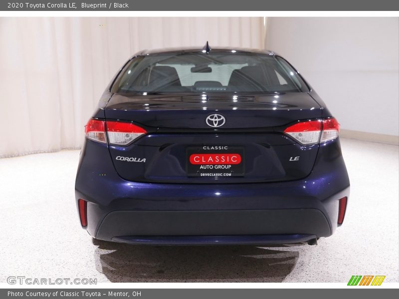 Blueprint / Black 2020 Toyota Corolla LE
