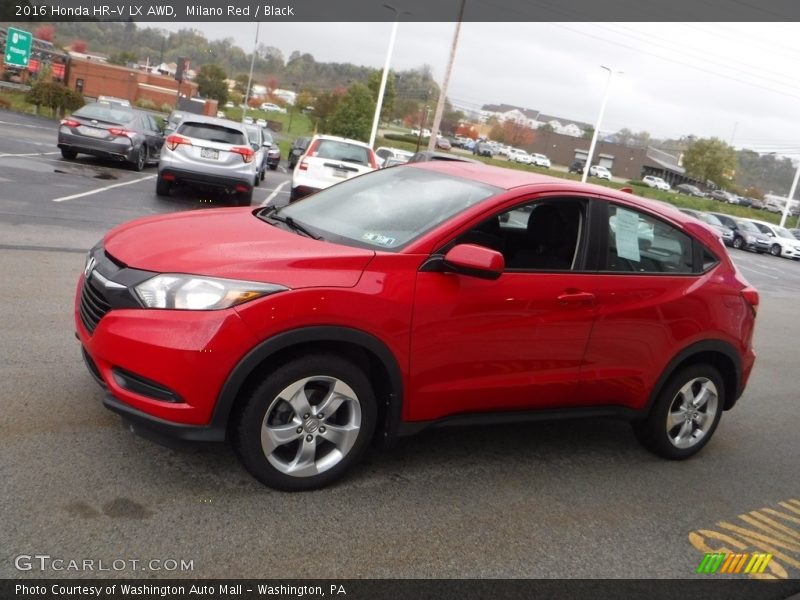 Milano Red / Black 2016 Honda HR-V LX AWD