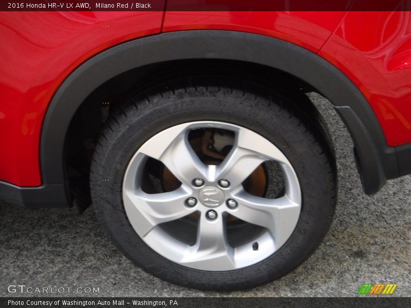 Milano Red / Black 2016 Honda HR-V LX AWD