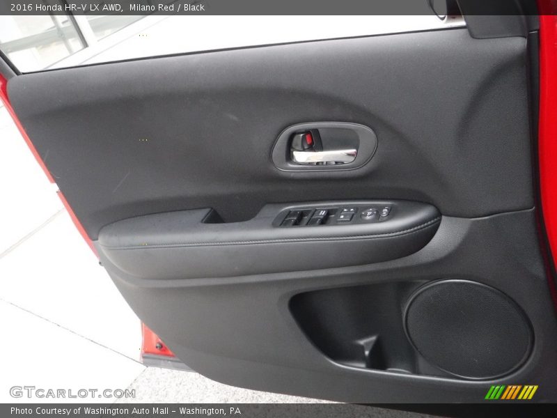 Milano Red / Black 2016 Honda HR-V LX AWD