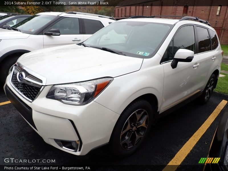 Satin White Pearl / Black 2014 Subaru Forester 2.0XT Touring