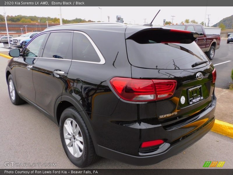 Ebony Black / Black 2020 Kia Sorento LX AWD