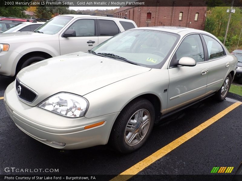 Gold Ash Metallic / Medium Parchment 2003 Mercury Sable LS Premium Sedan