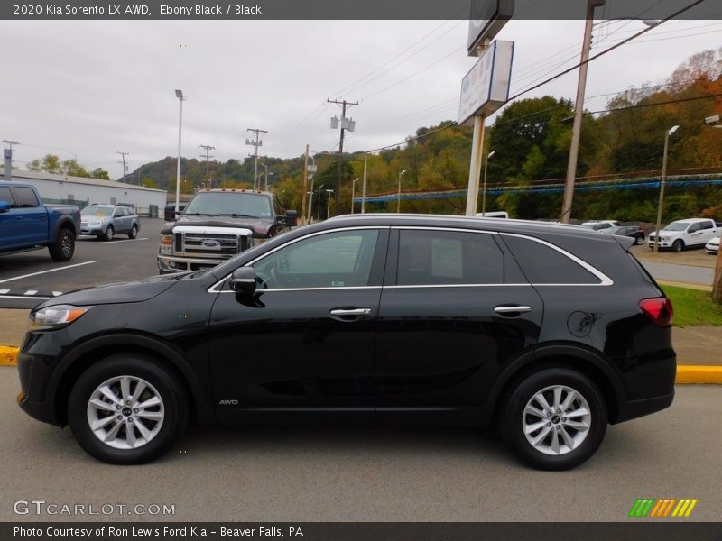 Ebony Black / Black 2020 Kia Sorento LX AWD