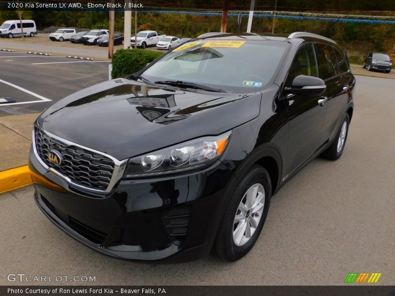 Ebony Black / Black 2020 Kia Sorento LX AWD