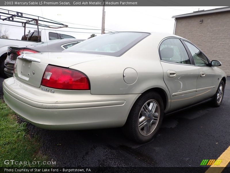 Gold Ash Metallic / Medium Parchment 2003 Mercury Sable LS Premium Sedan